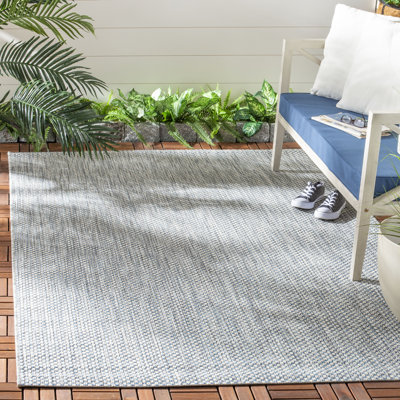 Herefordshire Performance Solid Color Indoor/Outdoor Area Rug