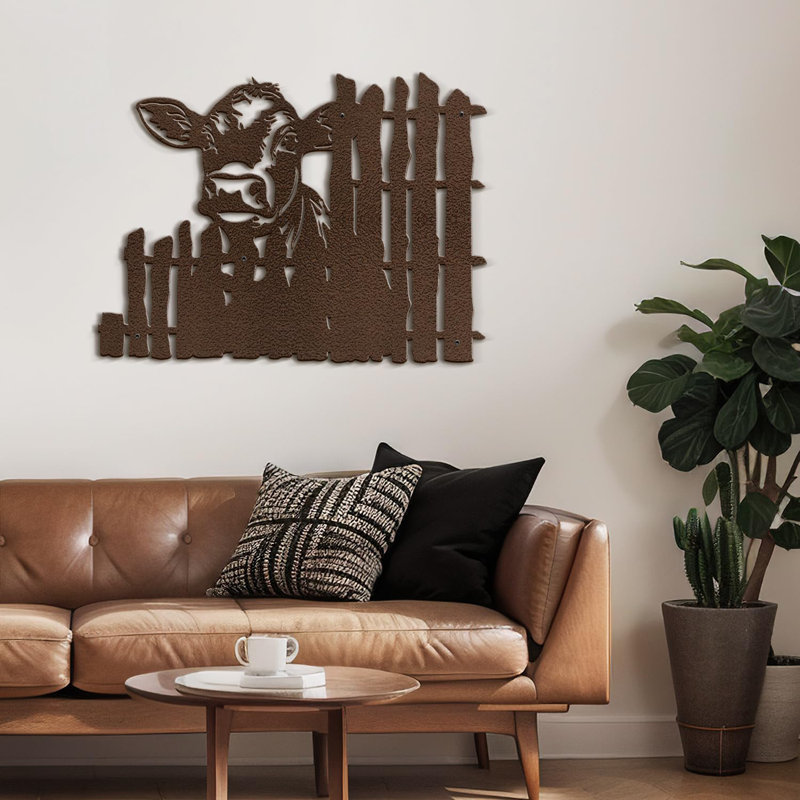 Wall Decor Metal, Bronze, 20" H x 30" W x 0.05" D