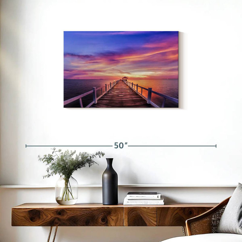 Path to blissful dock Aletra, H 20 po x l 30 po