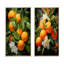 «Tangerine Tango Bouquet», 2 pièces sur toile-1669200881-1669200653