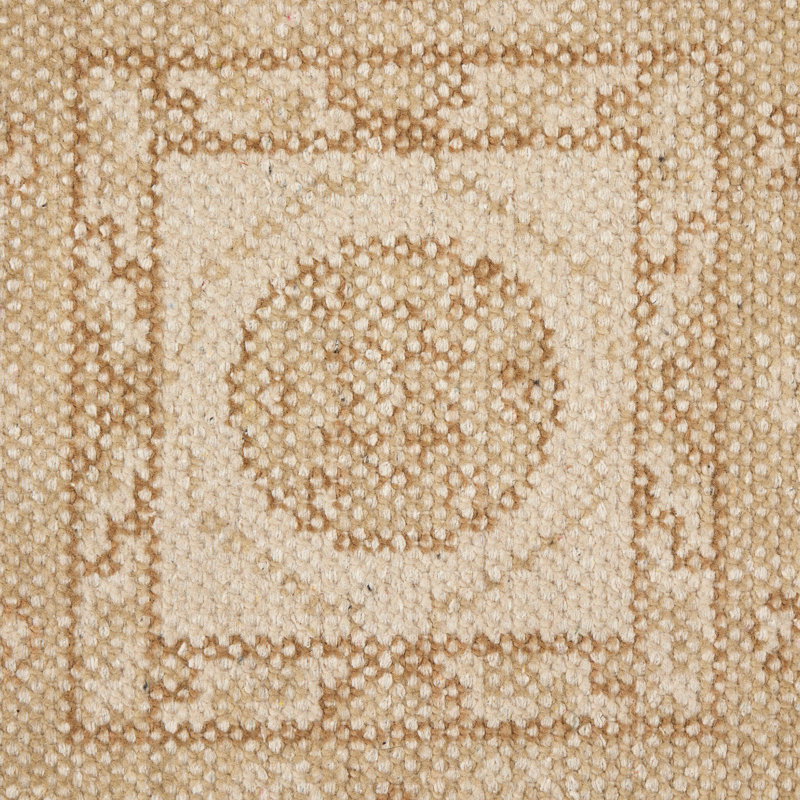Cortona Hand Knotted Oriental Area Rug in Olive, Cream, Runner 3' x 12'