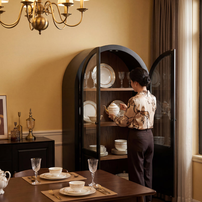Dagandale Accent Cabinet, Black