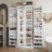 Two Door Bathroom Storage Storage Cabinet With 42 Shelves
