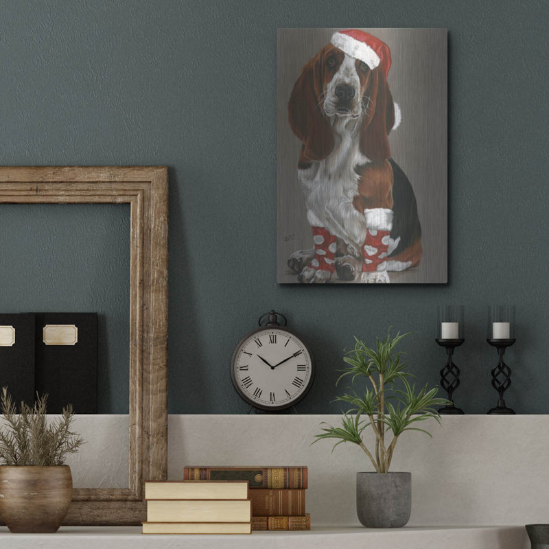 Winston Porter «All Dressed Up» par Barbara Keith, art mural en métal, H 16 po x l 12 po