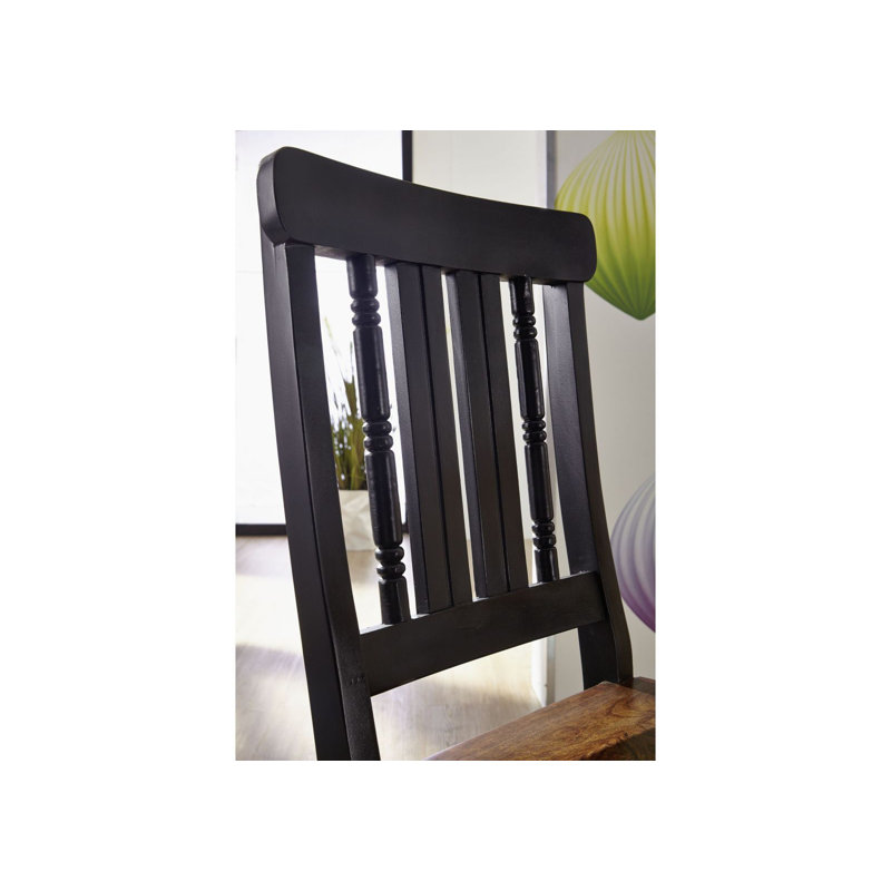 New Boston 45cm H Solid Wood Slat Back Side Chair