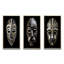 3 pièces sur toile - Masque africain traditionnel et traditionnel-176868245-176868247