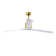 Nan XL 72" Ceiling Fan In Matte White And Matte Black Blades