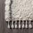 Cantera Shag Plush Tassel Moroccan Geometric Trellis Ivory/Gray Rug-1127512304