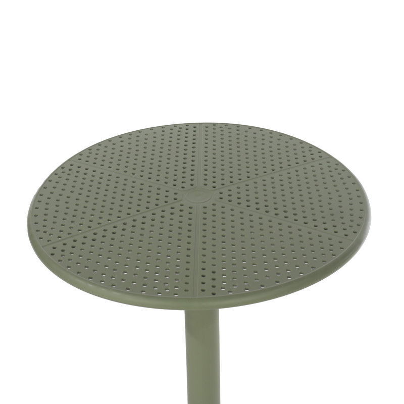 Daykin 2 - Person Patio Dining Set with Round Table, Green