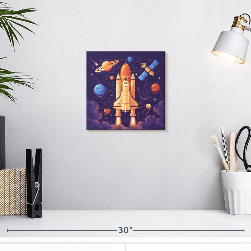 Ashelle Children's Outer Space, 10" H x 10" W