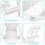 Chaise Adirondack pliable Fairlough HiPS-468557013