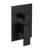 10-Inch Matte Black High Flow Rain Shower System with Waterfall Tub Spout, Handheld Shower Head, and Pressure Balance Valve