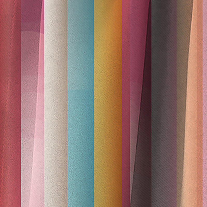 Rainbow Colors Candyland Stripes I - Rideau à rayures - Rideau occultant à rayures - 1 panneau, L 52 po x L 84 po