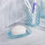 Ensemble d’accessoires de salle de bain en verre à points en relief 3 pièces Albright