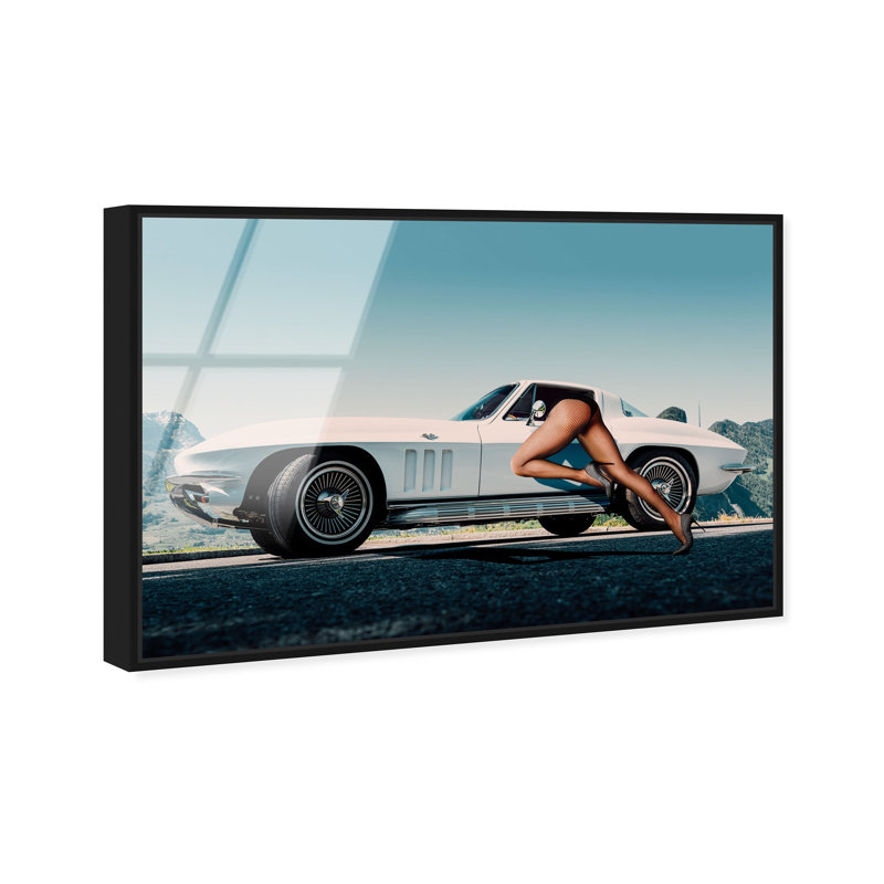 I Lost The Key Framed Acrylic Art by Oliver Gal, 31" H x 46" W, Black