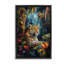 Cadre flottant Wild Side Jungle Cat, par Petal Prints Design-2106422762-2106422763
