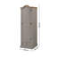 Bridewell 1 Door Wardrobe-678996520