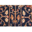 Tapis bleu / brun en laine noué à la main de style oriental rectangulaire 5 pi x 6 pi 10 po Baccio