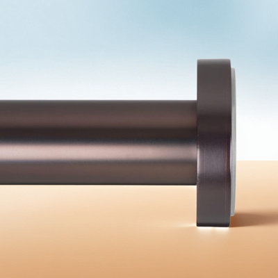 Tringle à rideau de tension de douche robuste - Tringle de rideau de fenêtre de salle de bain réglable sans perçage avec extrémités en caoutchouc antidérapantes, fabrication en métal robuste pour un soutien fiable