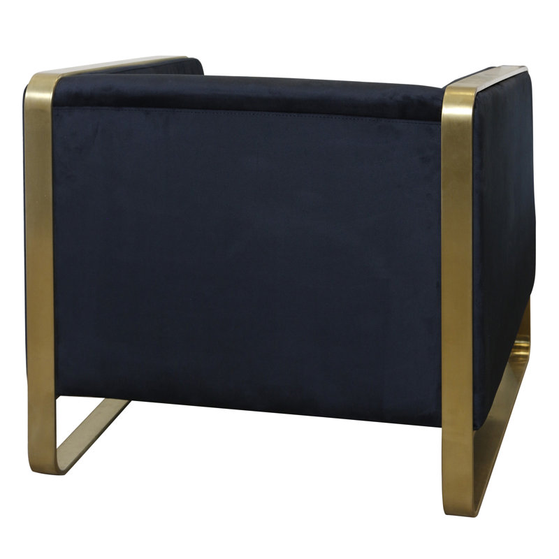 Chaise avec accoudoirs en polyester 31,8 po