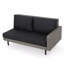 Accoudoir gauche pour canapé Patio Tahiti, gris