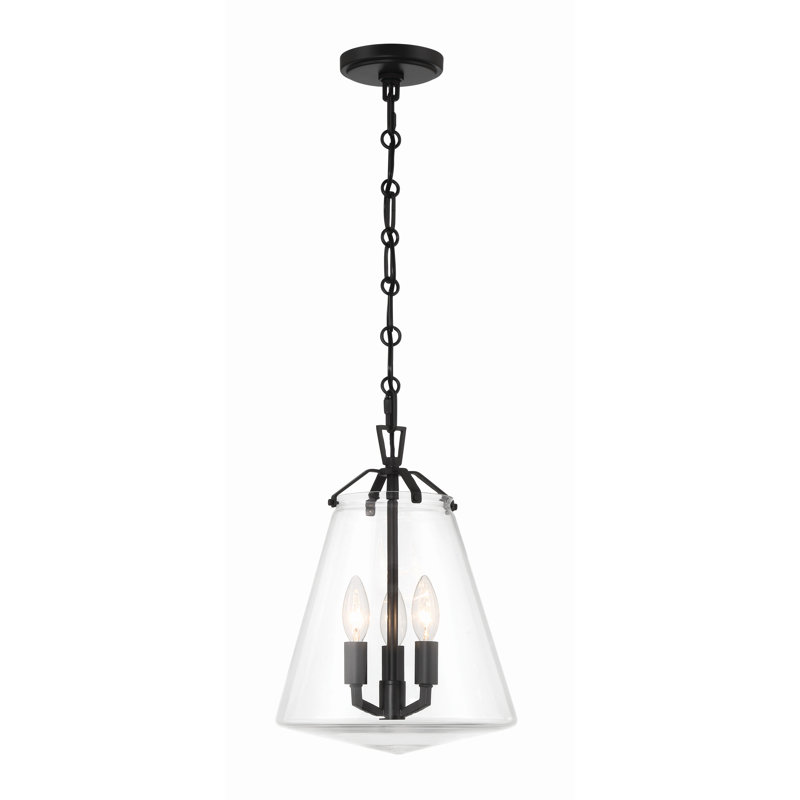 Lustre cloche à intensité variable 3 lumières Mandola