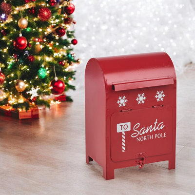 Analuisa Metal Post Mounted Post Box