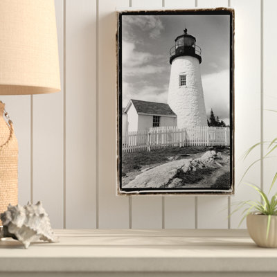 'Pemaquid Point Light Maine I' Photographic Print on Wrapped Canvas