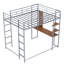 Lit mezzanine double en métal-575785275
