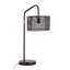 Lampe de travail contemporaine 27 po en métal avec port USB intégré, bronze huilé et finition or peinte Grandview Gallery (ensemble de 2)