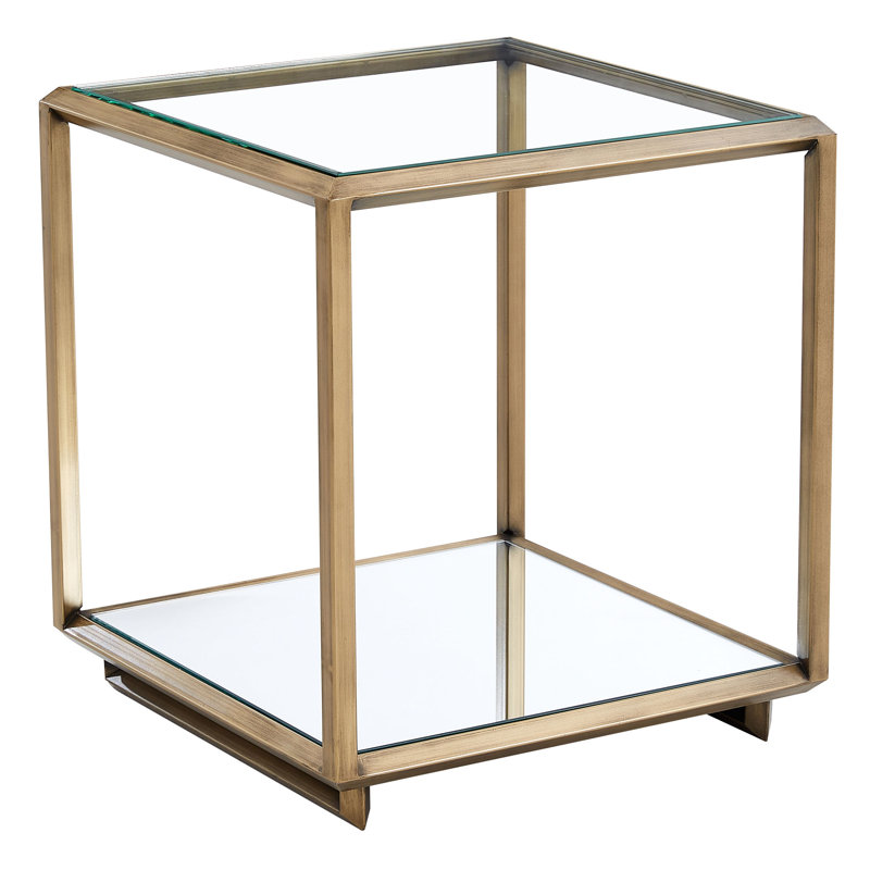 Florabella Glass End Table