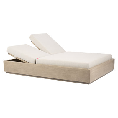 Double chaise longue Varadero Beach - gris