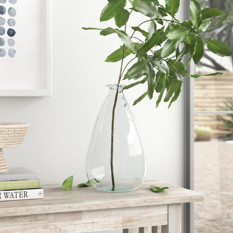 Vase de table en verre 14 "Ranae, Clair