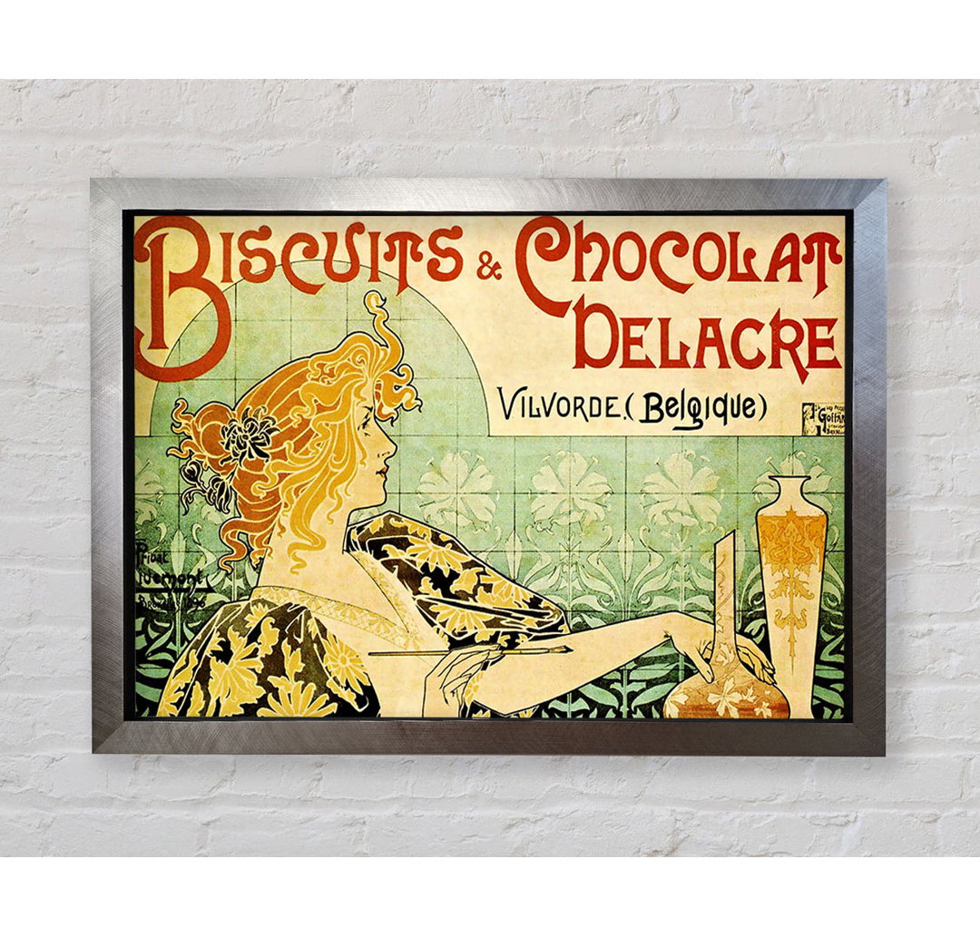 Biscuits And Chocolat Delacre - Einzelner Bilderrahmen Kunstdrucke