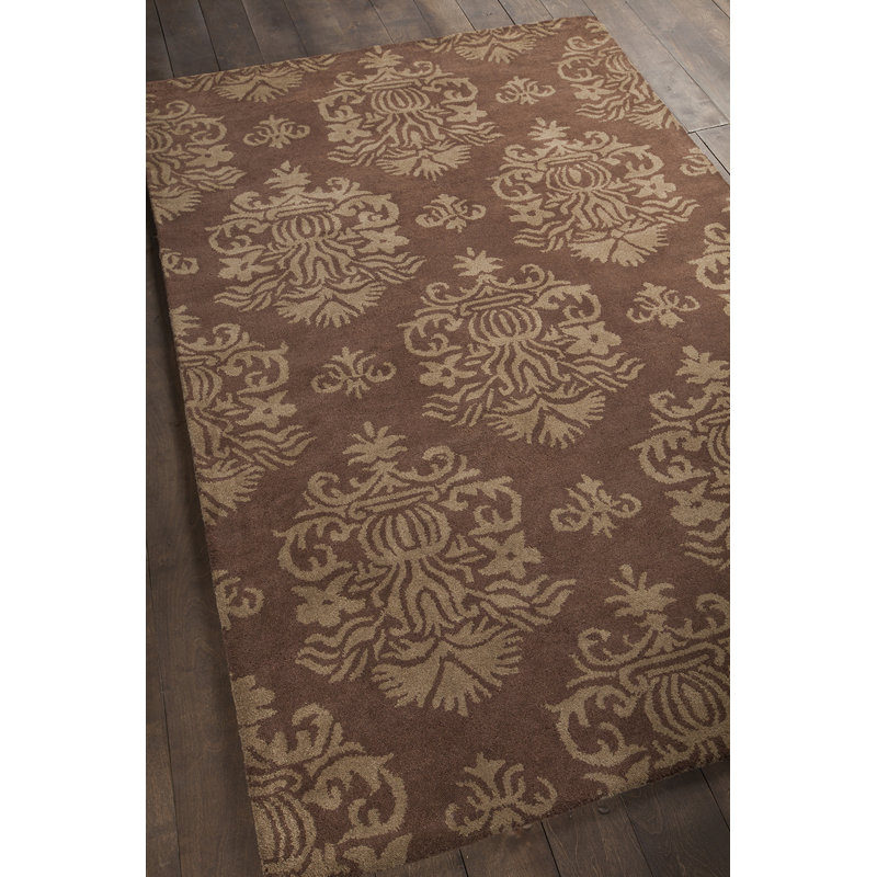Tapis brun / brun clair Lars, Rectangle 5 pi x 7 pi 6 po