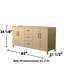 Elan 65'' W Double Bathroom Vanity Base-114295186