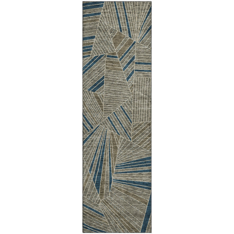 Premium Machine Washable Prisco Taupe Rug