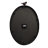 Scriber Oval Metal Wall Clock with Bird