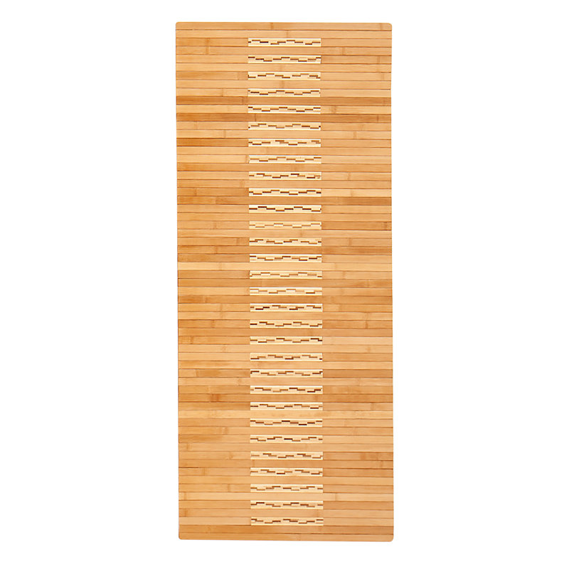 Bamboo Non-Slip Bath Rug, Rectangle 20"x 72"