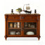 Buffet en bois massif brun noisette