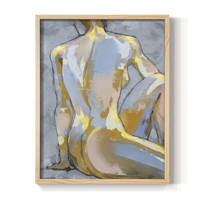 «Gray Maiden II», reproduction encadrée - bois massif, Naturel, H 11 po x l 9 po