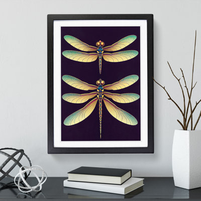 Special Dragonflies - Single Picture Frame Print