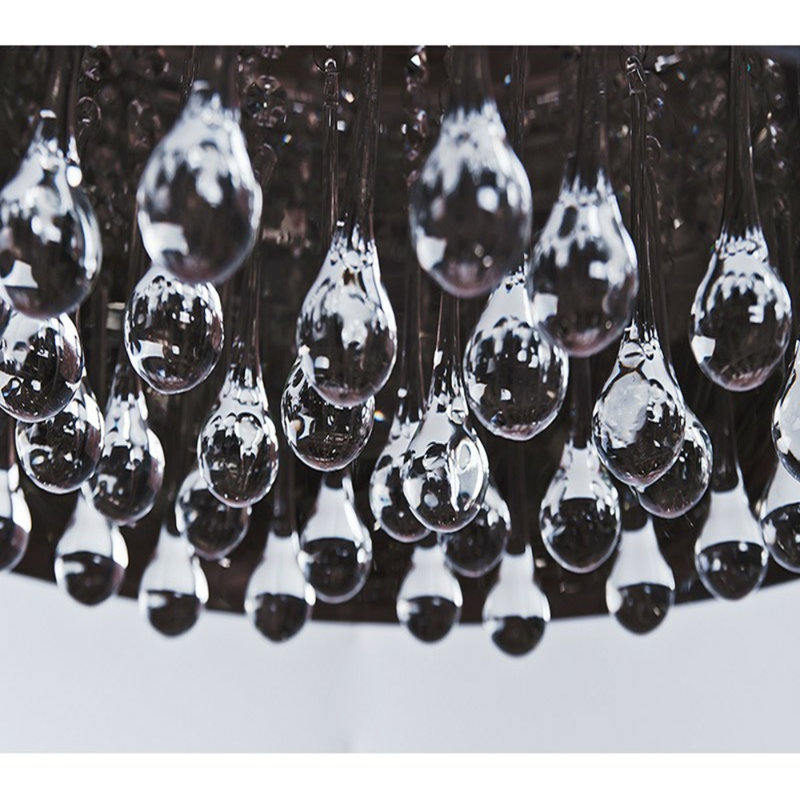 6 - Light Chrome Drum Pendant