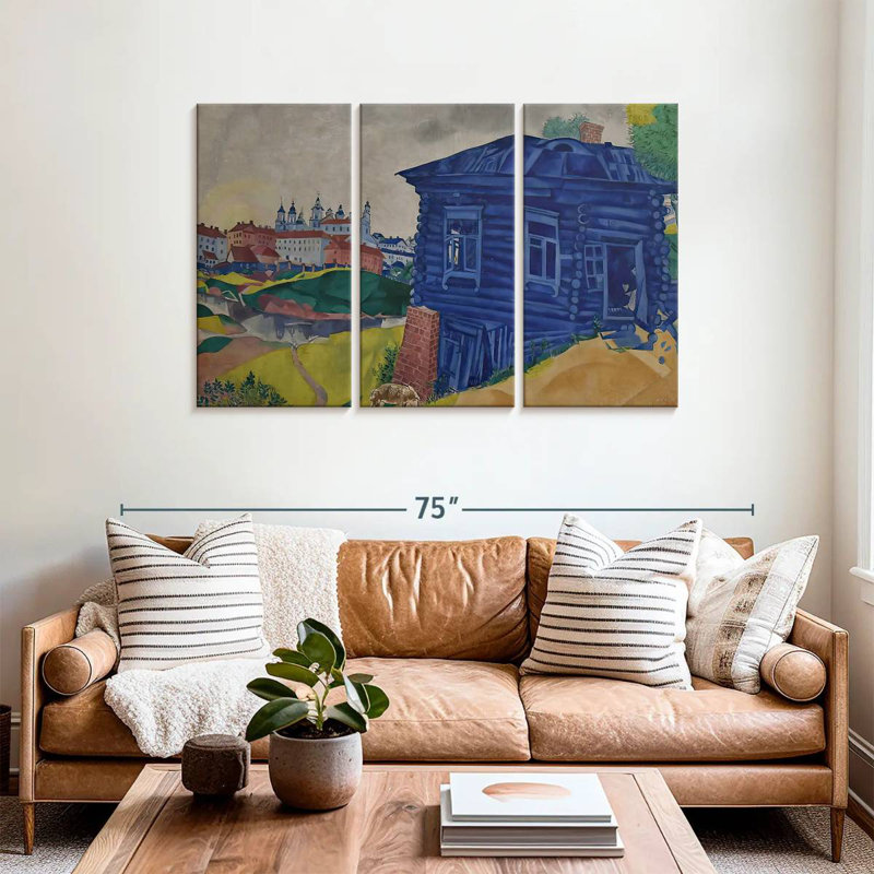 Avery La Maison Bleue, 36" H x 57" W