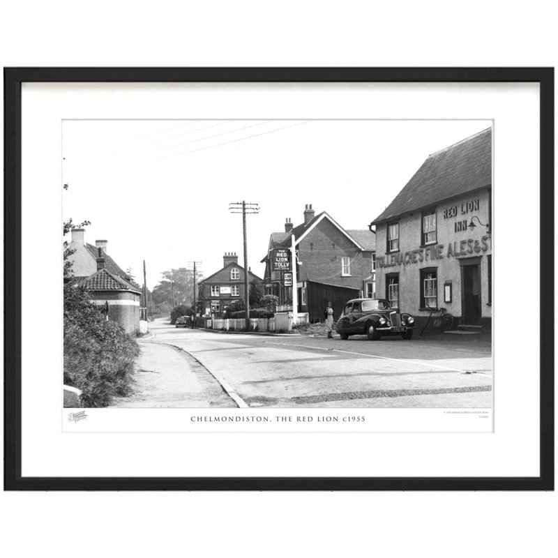 Chelmondiston, The Red Lion C1955 by Francis Frith - Single Picture Frame Print, 28cm H x 36cm W x 2.3cm D