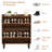 Multi-style Shoe Cabinet   with 2/3/4/6 Flip Drawers Or With 1 Door, Wooden Shoe Cabinet with Adjustable Shelf, for Entryway, Hallway, Living Room