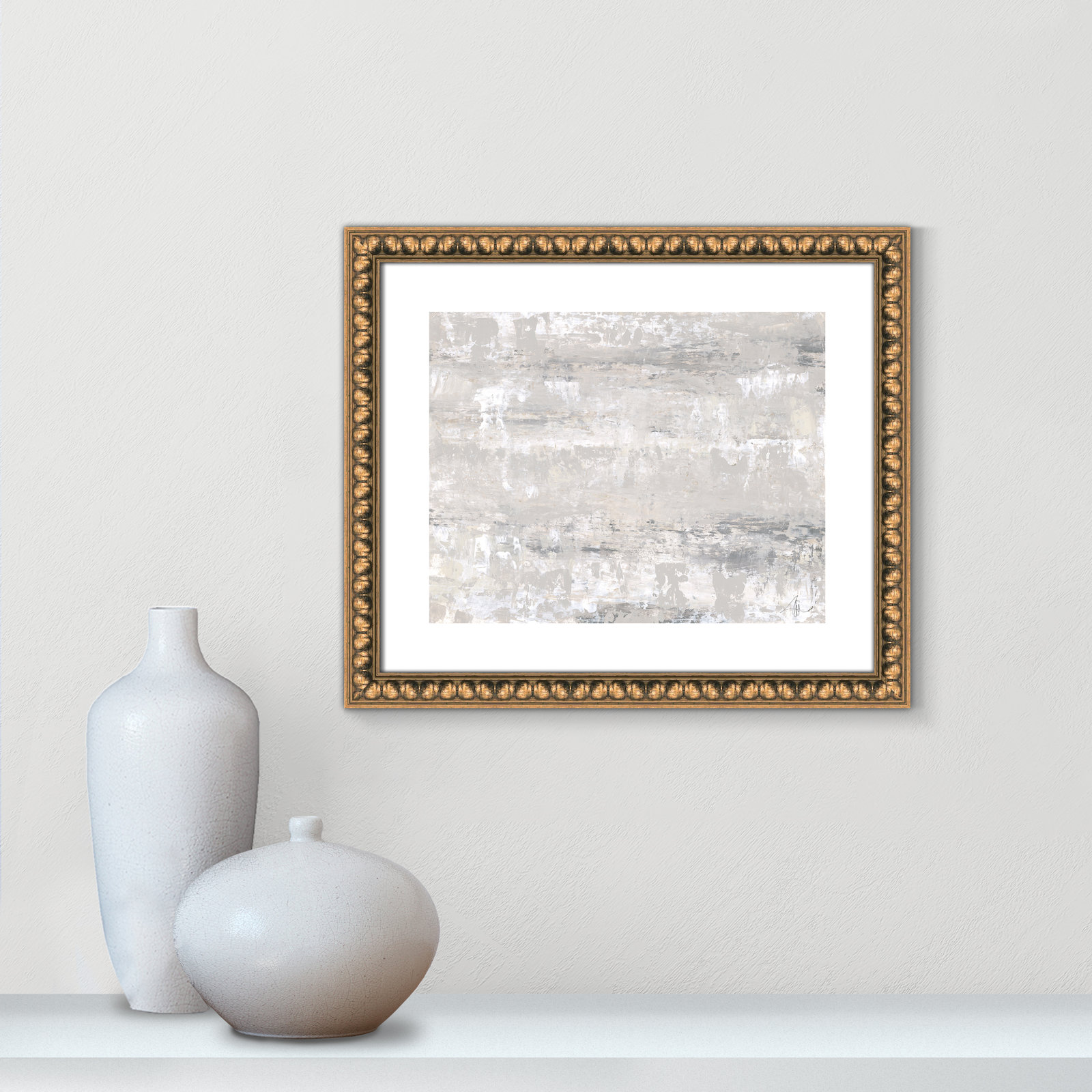 Desert Winds by Filippo Ioco - Print, Gold Bead Framed Paper, 16" H x 19" W x 1.13" D