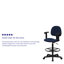 Fabric Drafting Chair with Adjustable Cylinders-498899222-498899221