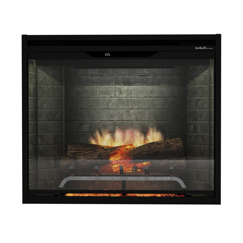Dimplex 36" Revillusion Electric Firebox Neutral Brick Background, 36" W, Neutral Brick