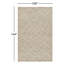 Tapis beige en laine touffeté à la main Wendell-219896718